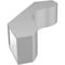 Ekena Millwork 5-in. W x 16-in. D x 22-in. H Stanfield Architectural Grade PVC Knee Brace BRCP05X16X22STA - alternate 5